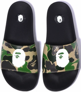BAPE ABC CAMO SLIDE SANDALS