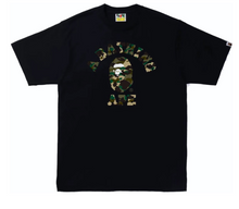 Load image into Gallery viewer, BAPE 1st Camo Crazy College Tee
