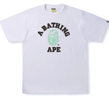 Load image into Gallery viewer, A BATHING APE Camo College TEE Glow in the Dark
