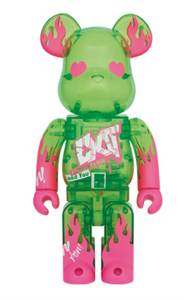 Bearbrick Exit 400% Green