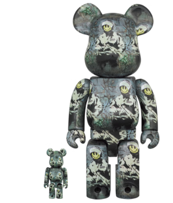 Bearbrick Riot Cop 100% & 400% Set