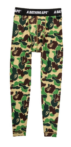 BAPE x Adidas SB Tights Green