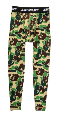 BAPE x Adidas SB Tights Green