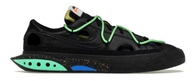 Nike Blazer Low Off-White Black Electro Green