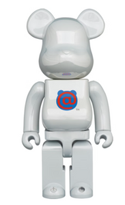Bearbrick 20th Anniv. 1st Model 400% White Chrome