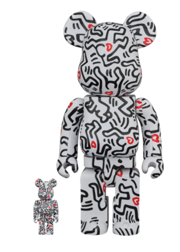 Bearbrick Keith Haring #8 100% & 400% Set