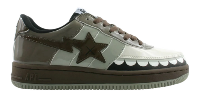 KAWS X BAPESTA LOW 'CHOMPERS -RARE BROWN