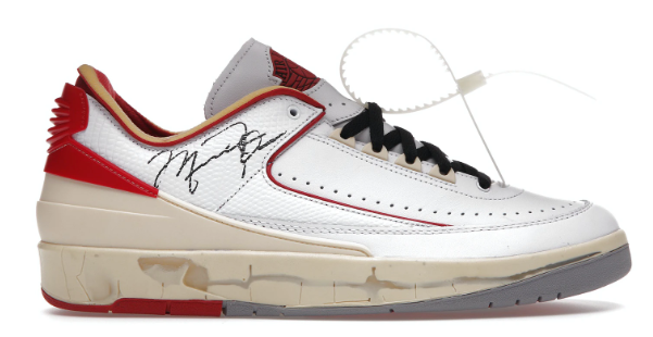 Jordan 2 Retro Low SP Off-White White Red