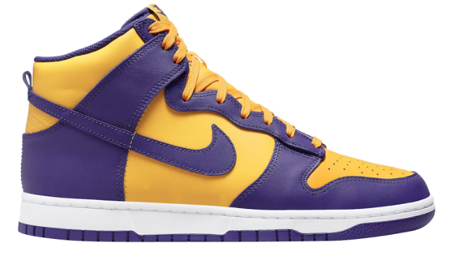 Nike Dunk High Lakers