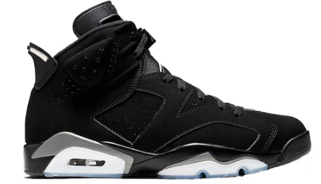 Jordan 6 Retro Chrome Metallic Silver