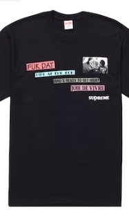 Supreme Joie De Vivre Tee Black