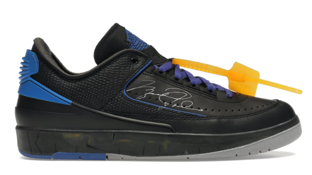 Jordan 2 Retro Low SP Off-White Black Blue