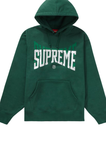 Supreme Rhinestone Shadow Hooded Sweatshirt