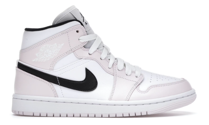 Jordan 1 Mid Barely Rose (W)
