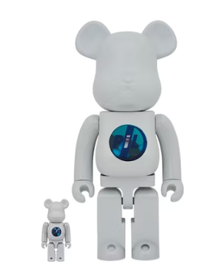 Bearbrick PiL 100% & 400% Set Chrome Ver.