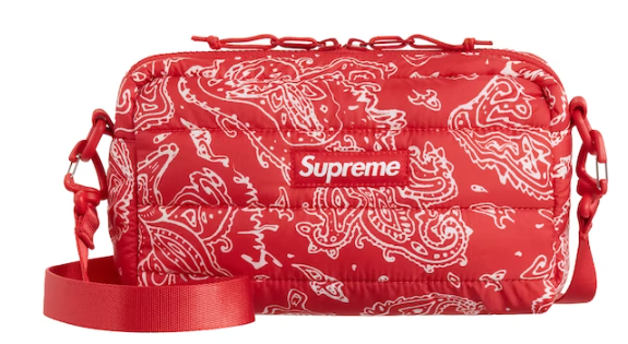 Supreme Puffer Side Bag Paisley