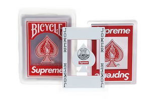 Supreme Bicycle Clear Playing Cards