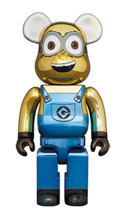 Bearbrick DAVE 1000% CHROME Ver.