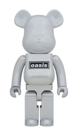 Bearbrick Oasis 1000% White Crome