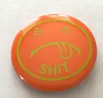 Supreme SHIT Pin Orange