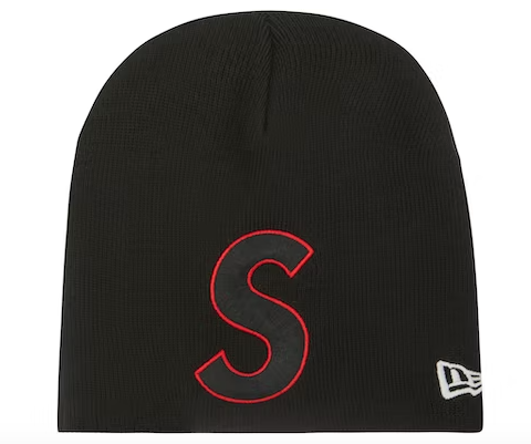 Supreme New Era S Logo Beanie (SS23) Black