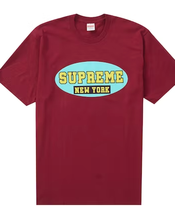 Supreme New York Tee Cardinal