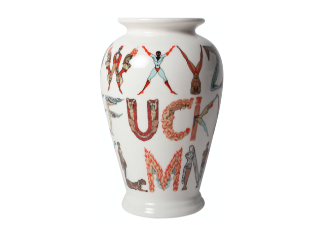 Supreme Alphabet Vase