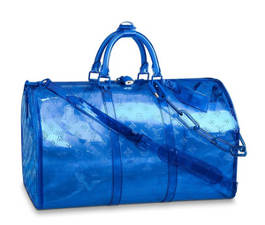 Louis Vuitton Keepall Duffle 50 "Blue Transparent"