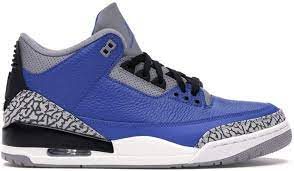 Jordan 3 Retro Varsity Royal Cement