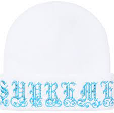 Supreme Old English Rhinestone Beanie