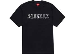 Supreme Old English Rhinestone S/S Top