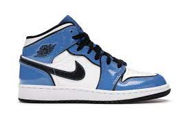 Jordan 1 Mid Signal Blue