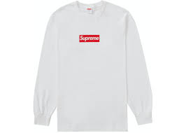 Supreme Box Logo L/S Tee (WHITE)