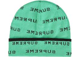 Supreme Repeat Logo Beanie