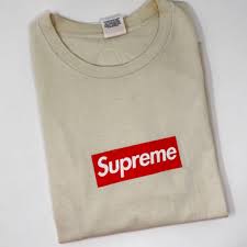 Supreme 20th Anniversary Box Logo Tee Natural