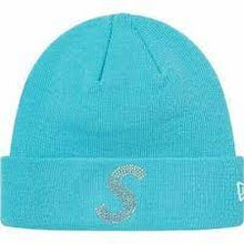 Load image into Gallery viewer, Supreme New Era Swarovski S Logo Beanie
