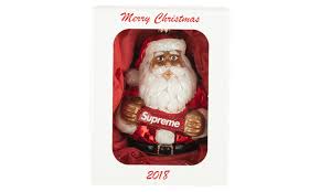 Supreme 2018 Santa Ornament