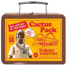 Travis Scott x McDonalds Cactus Pack Vintage Metal Lunchbox