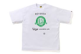 BAPE money tee white