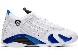 Jordan 14 Retro White Hyper Royal (GS)