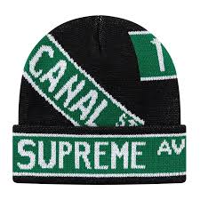 Supreme Street Signs Beanie