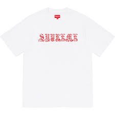Supreme Old English Rhinestone S/S Top