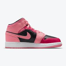 Air Jordan 1 Mid GS 'Coral Chalk'