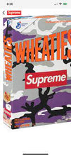 Load image into Gallery viewer, Supreme Wheaties Cereal Box Yellow Camo

