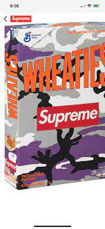 Supreme Wheaties Cereal Box Yellow Camo