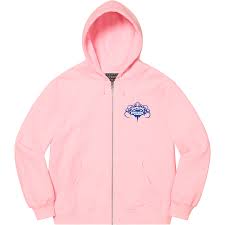 Supreme HYSTERIC GLAMOUR Zip Up Hooded Sweatshirt Light  Pink