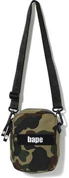BAPE 1st Camo Military Shoulder Bag Green