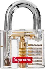 Supreme Transparent Lock Clear