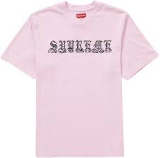 Supreme Old English Rhinestone S/S Top