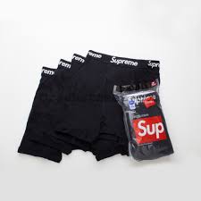 Supreme HANES "Boxer Briefs" BLACK